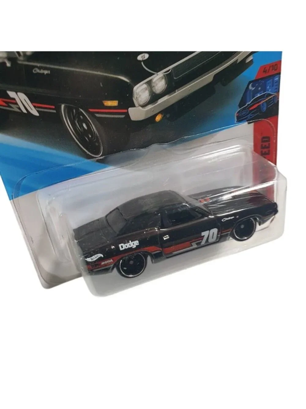 Hot Wheels 70 Dodge Hemi Challenger Nightspeed Series Black Diecast Toy Car Gift